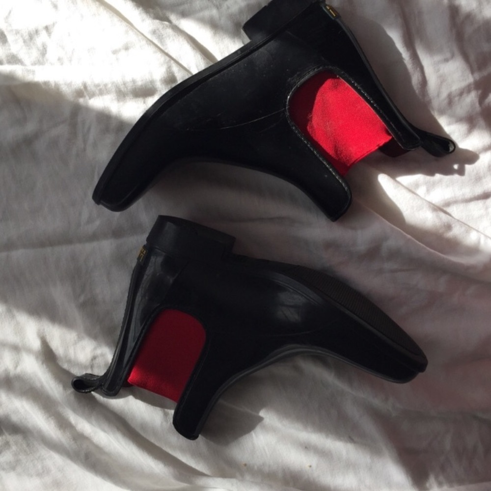 Ralph Lauren Chelsea Black rain boot